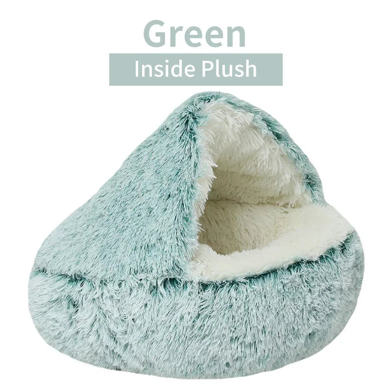 Winter Plush Pet Bed